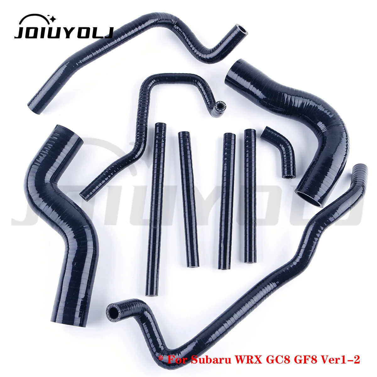 

10pcs For 1992-1995 Subaru Impreza WRX/STi GC8/GF8 EJ20 Ver1 2 Silicone Radiator Coolant Hoses Kit