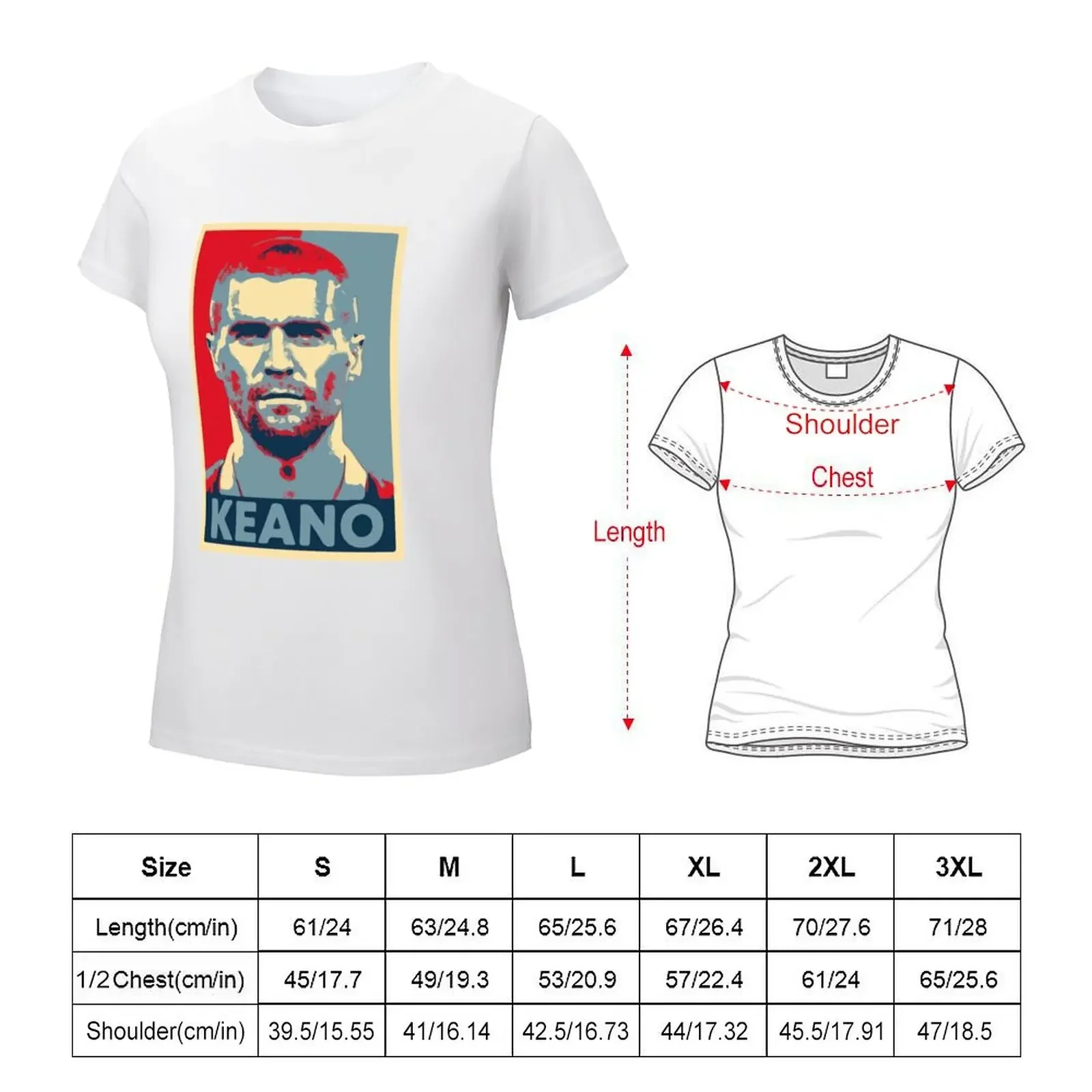 Roy Keane T-shirt funny tees Women's tops