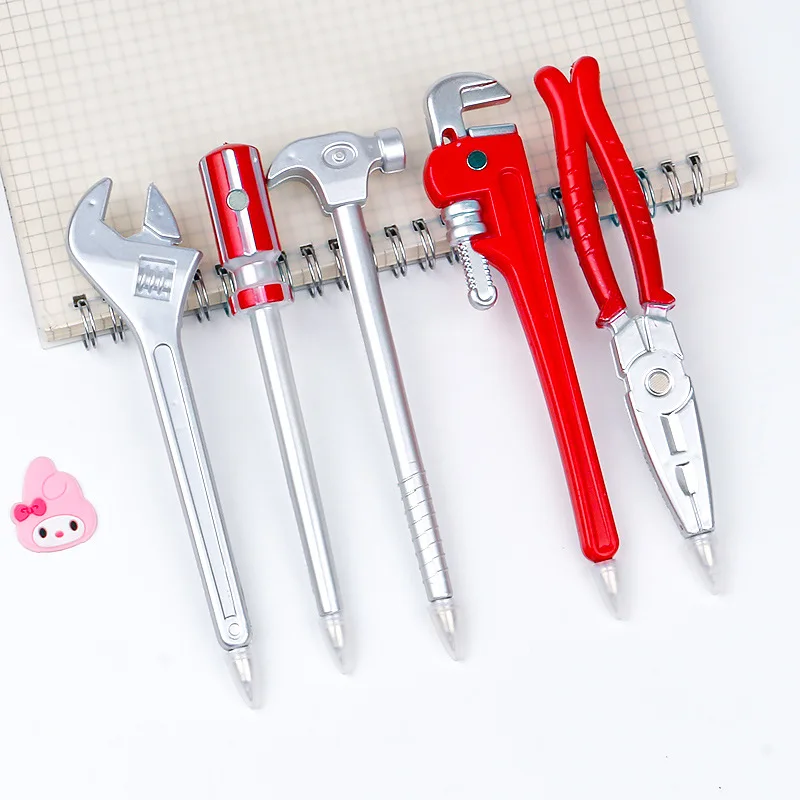 Ball Pens Simulation Hardware Tools Vise Hand Knife Hammer Pistol Modelling Ballpoint Pen Student Learning Prizes Gift