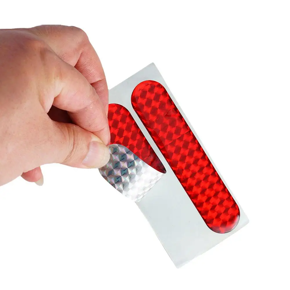 Reflective Car Door Sticker Safety Opening Warning Accessories Decal Sticker Car Tape Interior Reflector Reflector Auto N0Y4 - 4