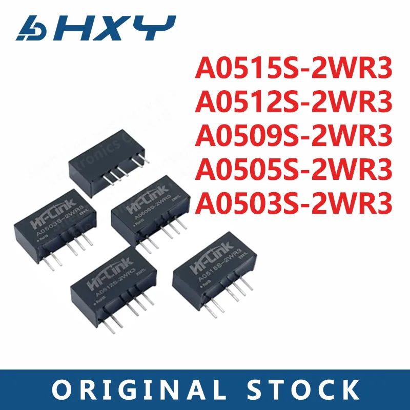 1PCS 5V to ±3.3V ±5V ±9V ±12V ±15V 2W Dual output isolation power module Power converter A0515S-2WR3 A0512S-2WR3 A0509S-2WR3 A05