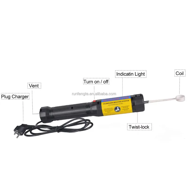 

Magnetic Induction Heater 8 Coils Bolt Heat Remover Tool Kit 220V/110V Flameless Induction Heater Car Disassembly Repair Tool