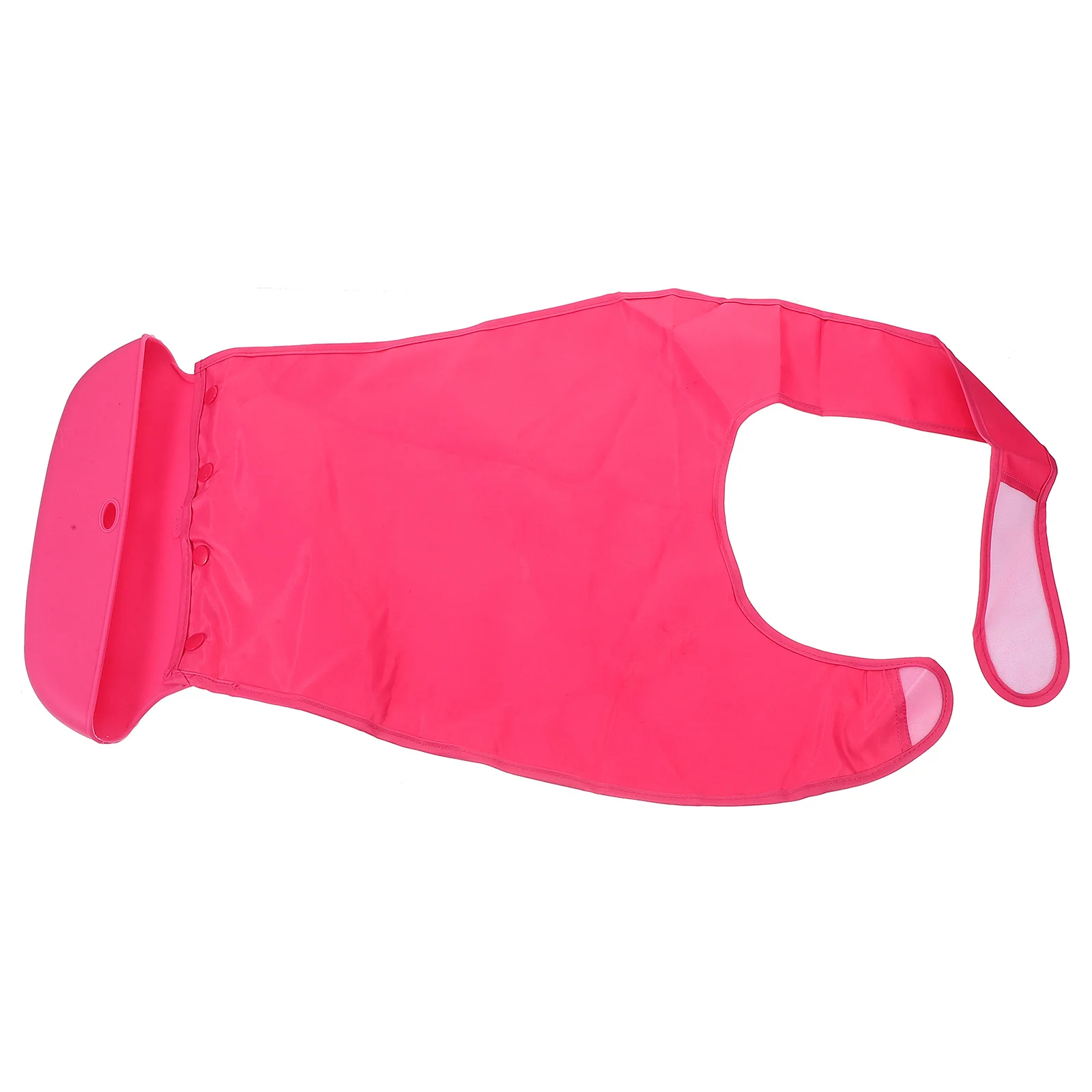 

1 pc Waterproof Silicone Feeding Bib Adult Large Size Blue Detachable Tray Anti-Oil Wear-Resistant Easy Clean Mealtime Apron