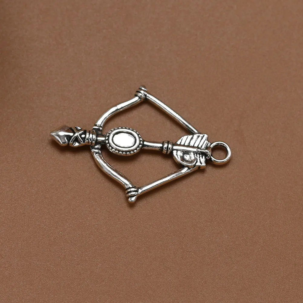 20Pcs Alloy Bow Arrow Charm Pendants DIY Jewelry Making Set Perfect for Necklace Bracelet Dangle Scrapbooking Keyring Anklet view 6