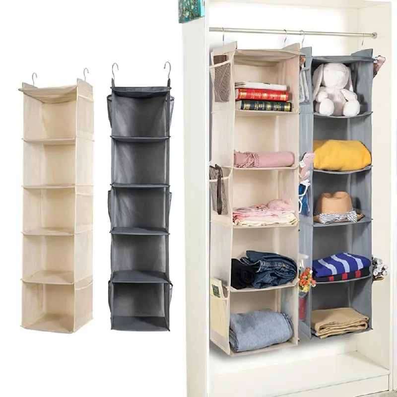 Hanging Wardrobe, Hanging Wardrobe Organizer And Wardrobe Storage Rack Wardrobe, Nursery, Baby Clothes Organization And Storage