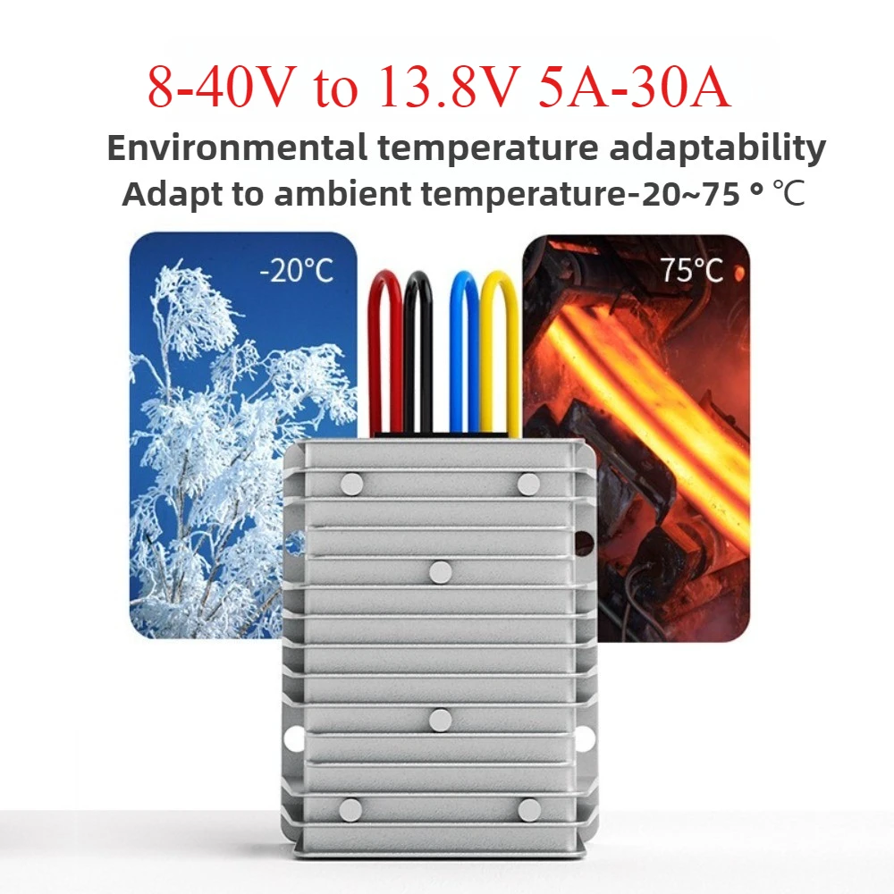 

8-40V to 13.8V 30A Power Converter Stabilizer Voltage Supply Module 25A10A 3A 5A 6A 15A 20A DC DC Boost Buck Regulator for Car