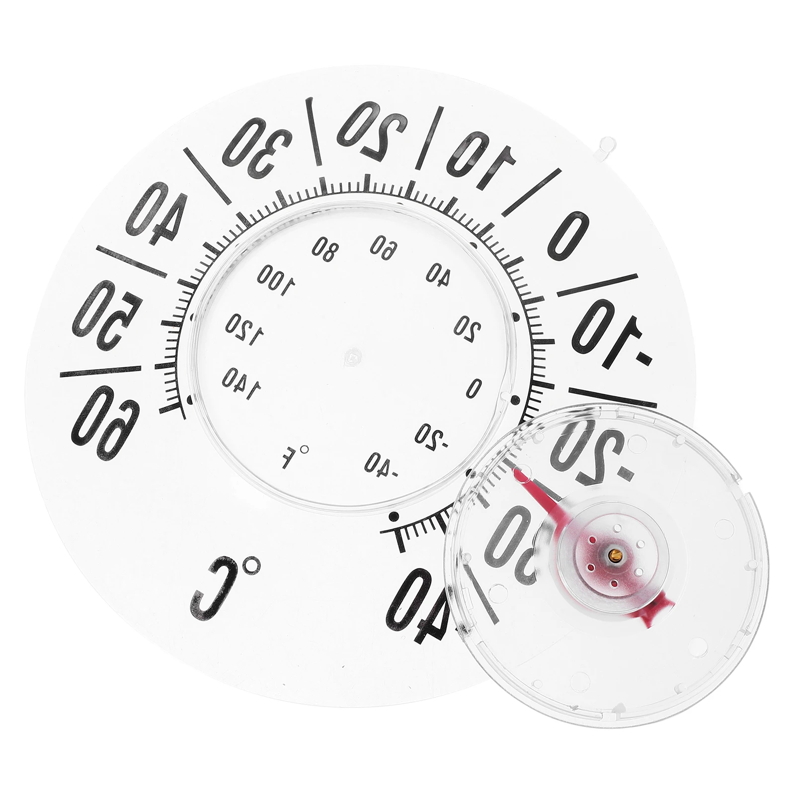 

Window Thermometer With Suction Cup Clear Temperature Gauge For Indoor Outdoor Home Garden Use Multi-Functional Household