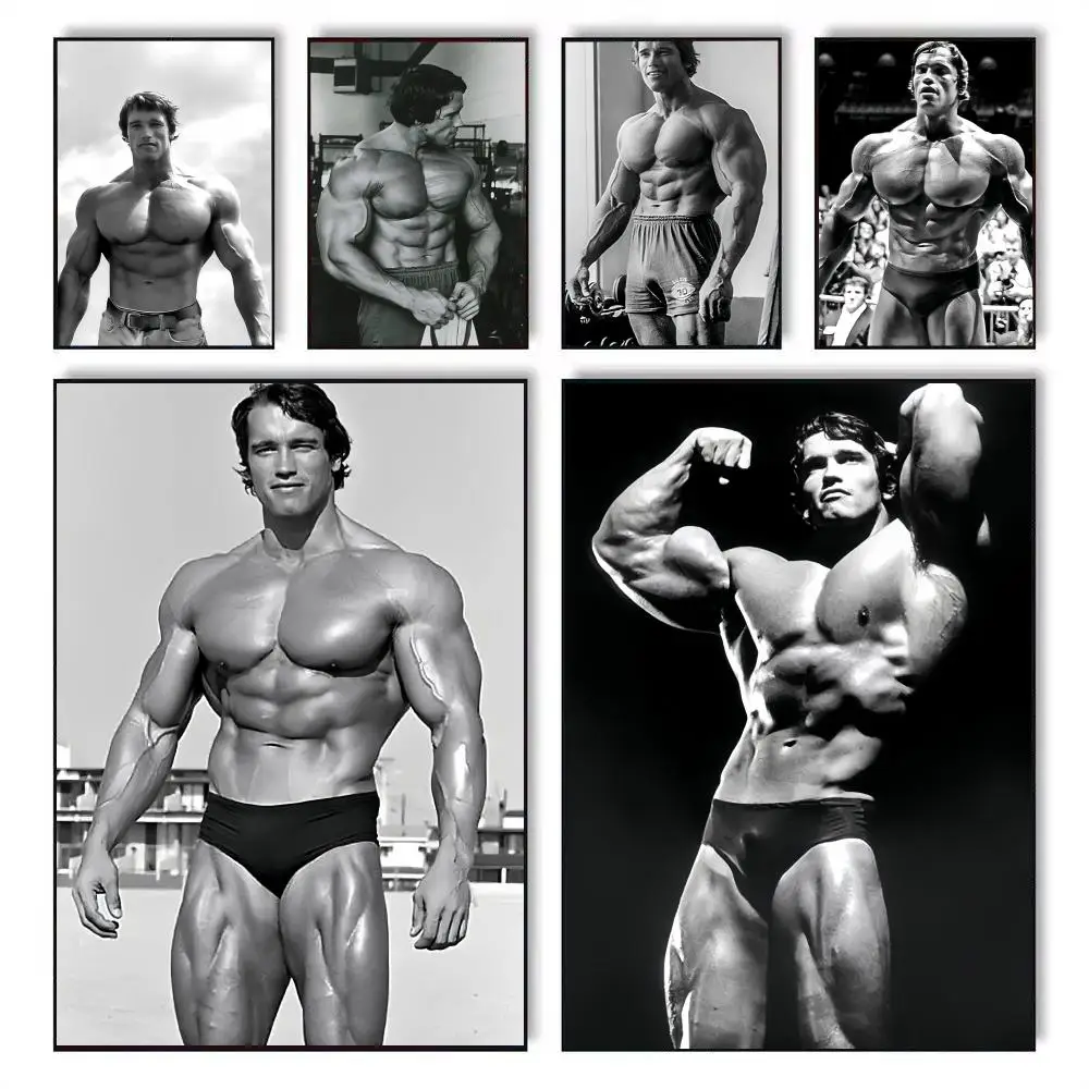 A-Arnold S-Schwarzenegger Poster Decorative Wall Art for Living Rooms, Bedrooms, Bars & Cafés, Stylish Home Décor Gift