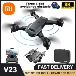 Mini Dron 4K profesional 4DRC V23, con gran angular de 1080P, cámara Dual HD, Wifi, FPV, para evitar obstáculos, cuadricóptero RC, regalo