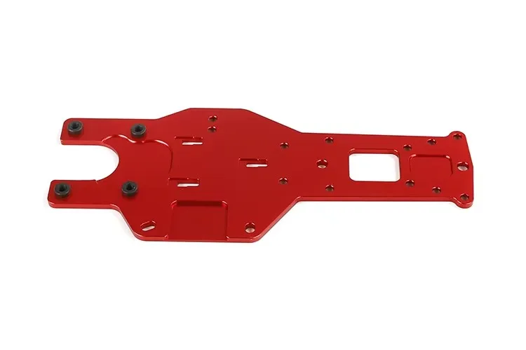 Piastra inferiore posteriore del telaio ispessito con lavorazione CNC per 1/5 ROFUN BAJA 5B 5T 5SC