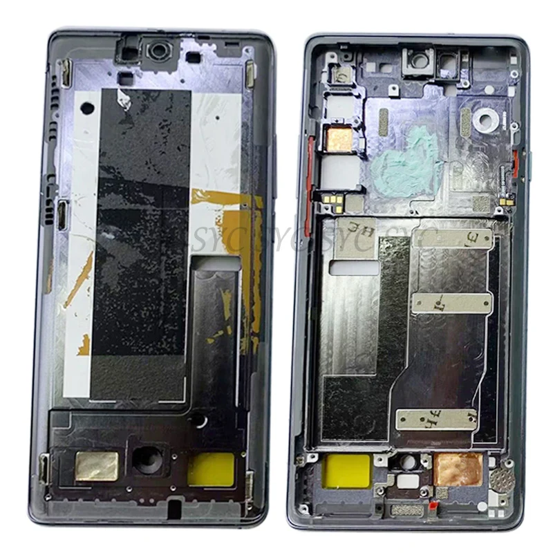 Housing Middle Frame LCD Bezel Plate Panel Chassis For TCL 20 Pro 5G T810H Phone Metal LCD Frame Replacement Parts