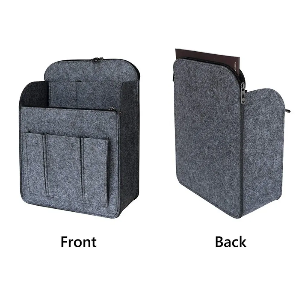 

Felt Backpack Organizer Insert Multi layer Multi-Pocket Insert Cosmetic Bag Multifunctional Solid Color Rucksack Insert Unisex