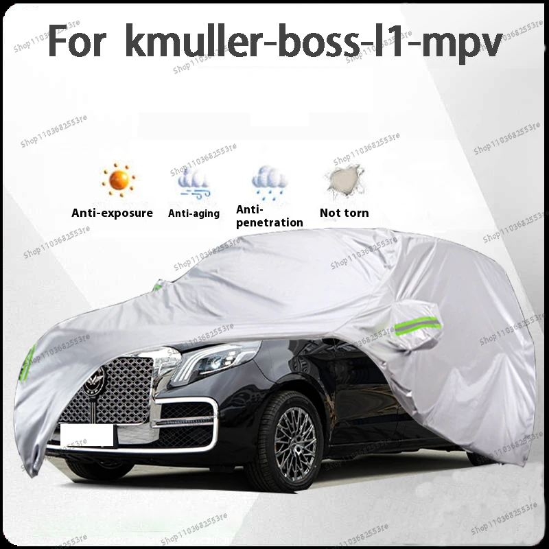

For Kmuller Boss L1 Fit Car Cover - Waterproof, Dustproof, Sunshade (UV), Snowproof | Silve Full Cover with All-Day Protection