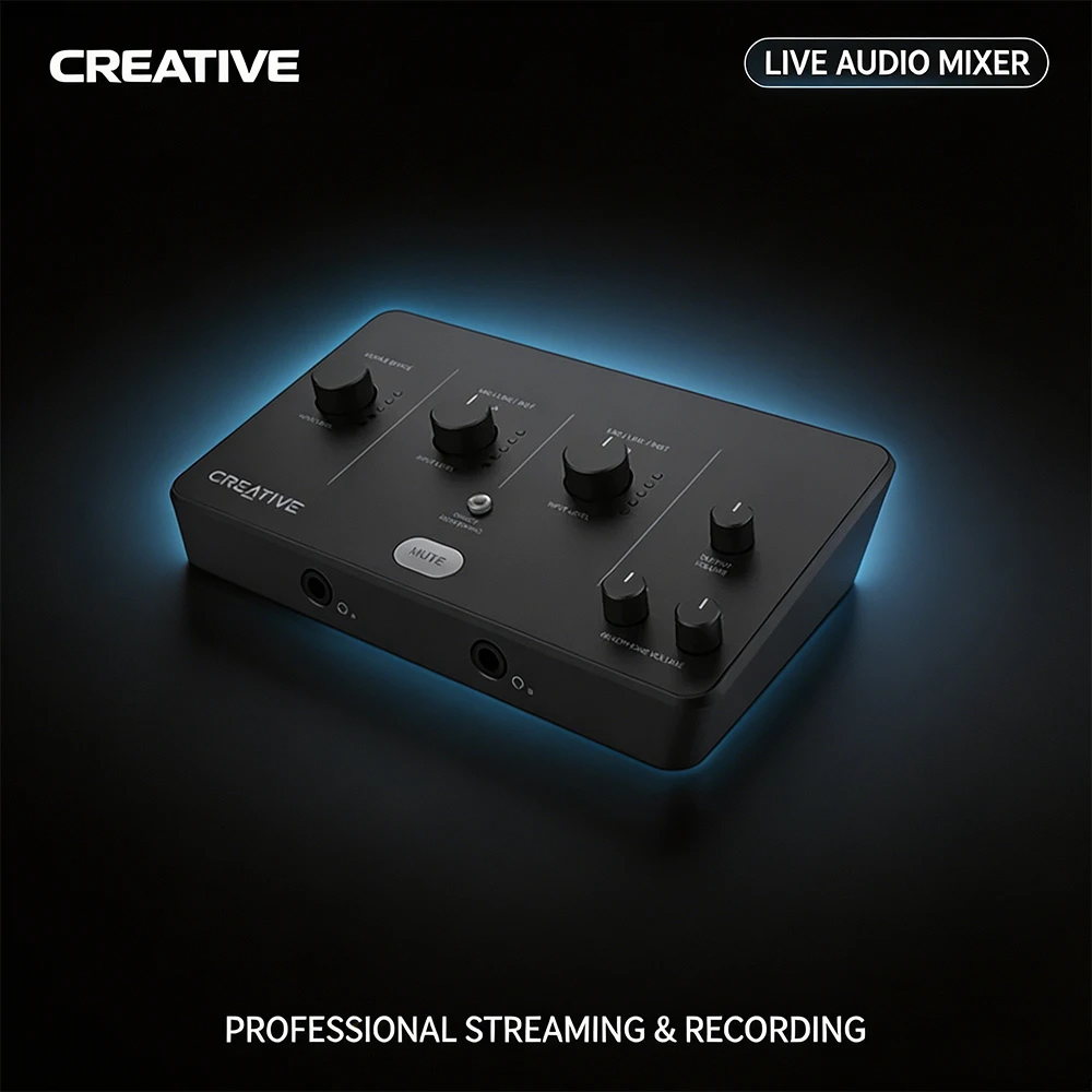 Live! Audio A3 Live Streaming External Sound Card Computer Mobile Professional Recording Instrument Dubbing and Arranging