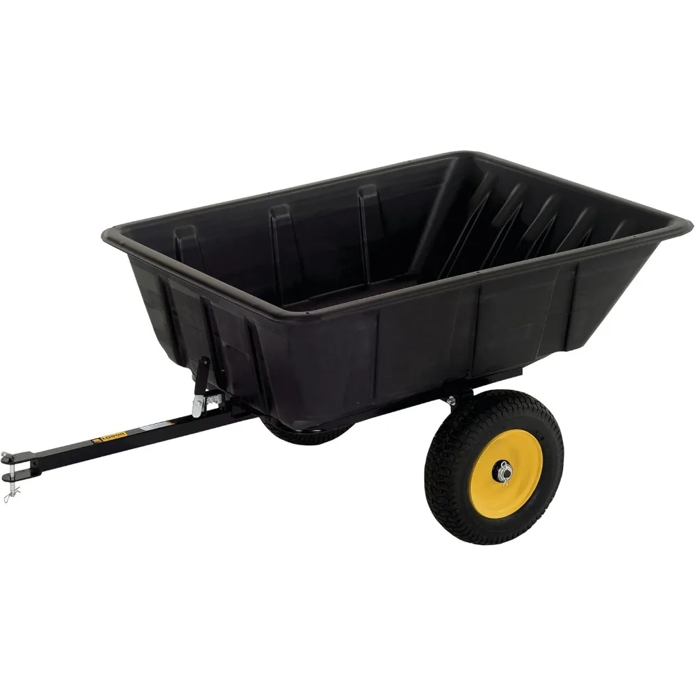 

9542 lg900 lawn and garden trailer – 900 lb capacity, 15 cu. ft. tub – heavy-duty utility cart with tilt & pivot frame, sealed