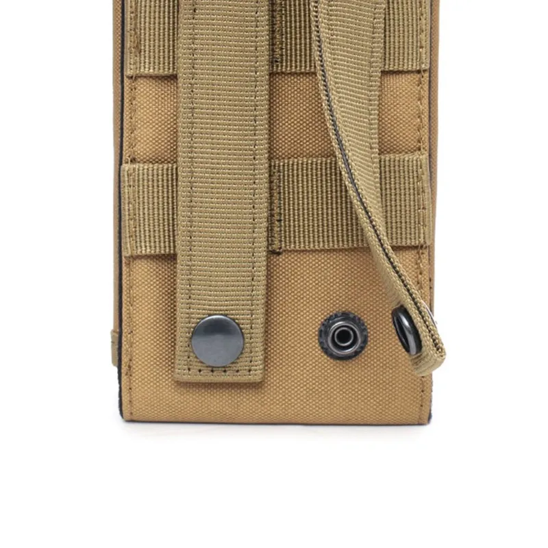 1000D Nylon Molle Pouch Phone Holder Outdoor Hiking Travel Cycling EDC Waist Bag Tactical Mobile Pouch Outdoor Tool Accessories