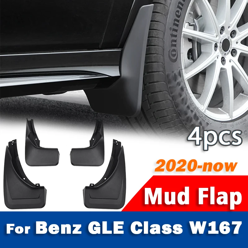 

FOR new Benz GLE Class W167 GLE350 GLE450 Mudguard Car Mudflaps Fender Mud Flap Guards Splash Mudguard Car Accessories 1set 4pcs