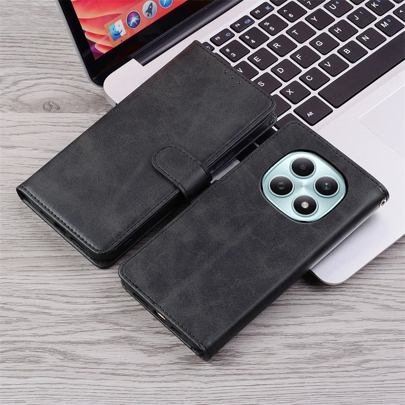 Hülle für Redmi Note 15, Xiaomi Redmi Note 15 Pro 4G Hülle, Wallet-Leder-Flip-Cover für Redmi Note 15 Pro Plus 5G Hülle, Coque Funda