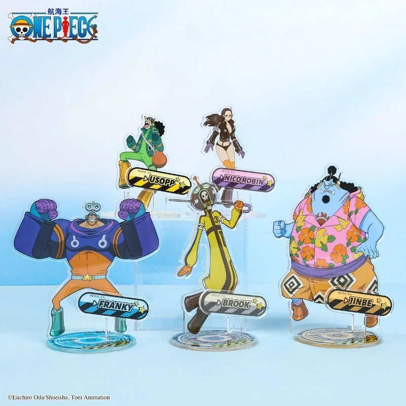One Piece Luffy Roronoa Zoro Chopper Sanji Nami Niedliche Kreative Acryl-Marken-Persönlichkeits-Cartoon-Animation-Peripherie-Ornamente – Detail 4