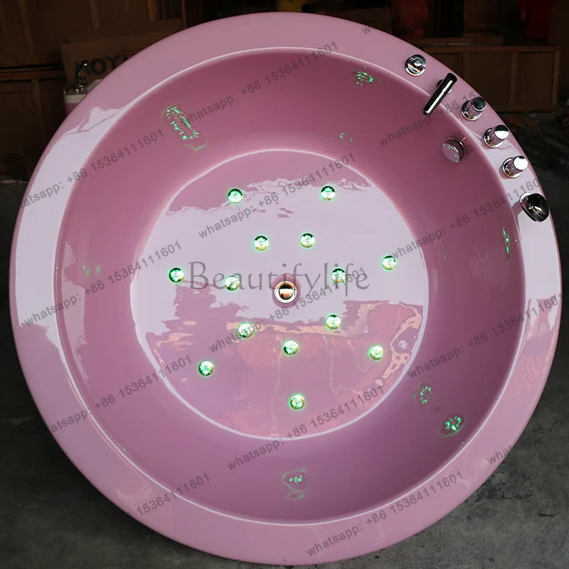 New product launch Embedded bathtub, simple and comfortable massage cylinder, hotel R8001