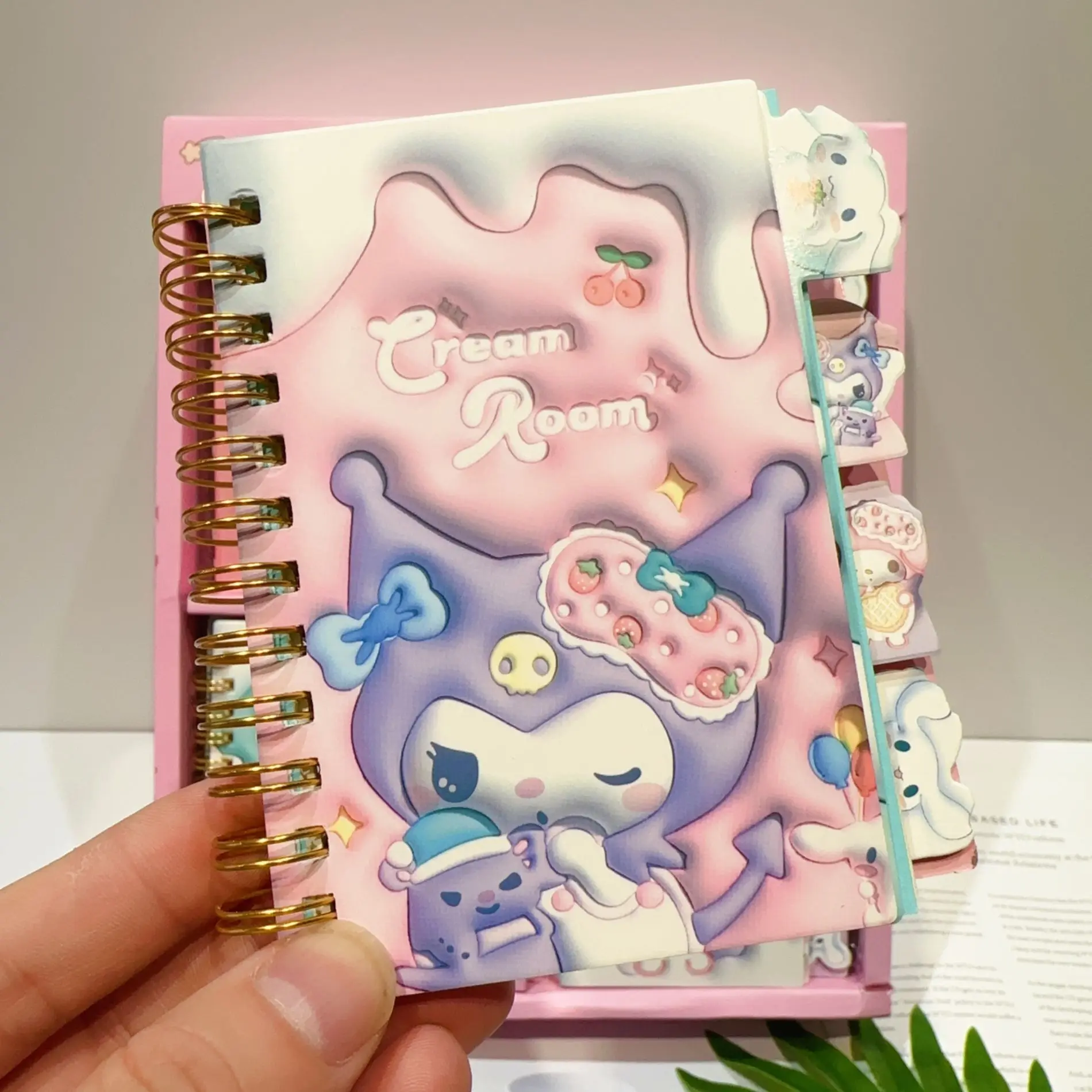 20pcs Sanrio My Melody Diary Notebook Cartoon Series Kawai Kuromi Cinnamoroll Cartoon Student Portable Notebook Children\'s Gift