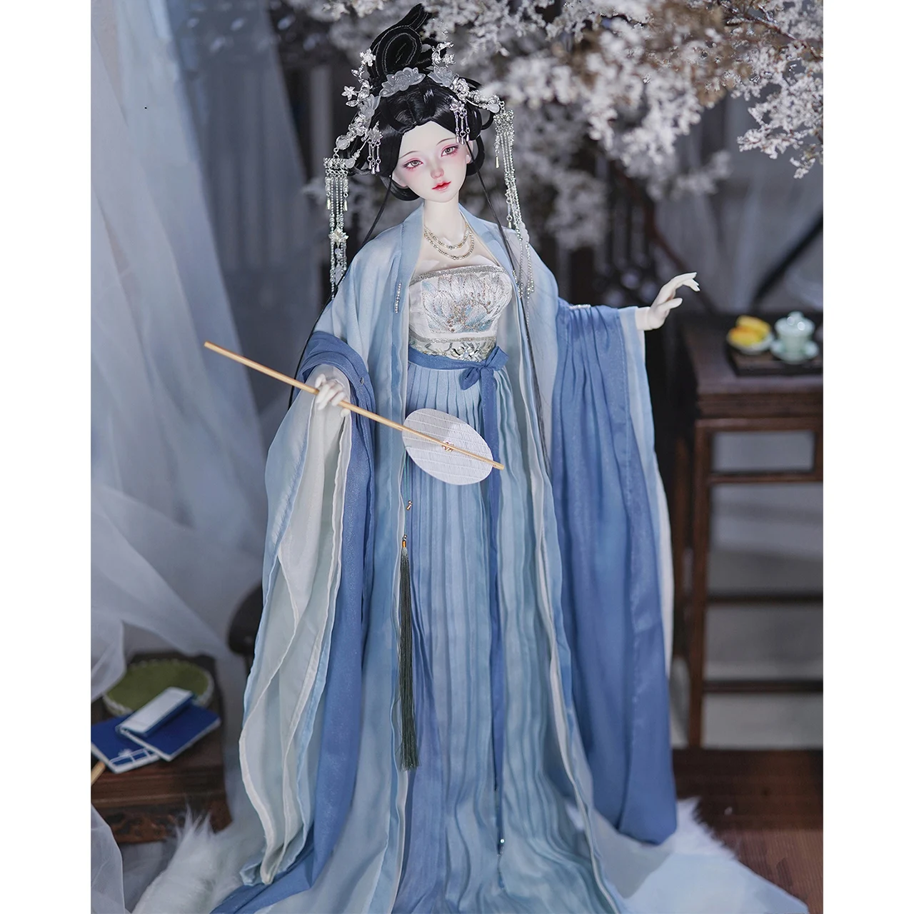 

1/4 1/3 весы BJD, древний костюм, китайское платье феи Hanfu, наряд для BJD/SD MSD SD13, аксессуары для кукол больших девочек A2169