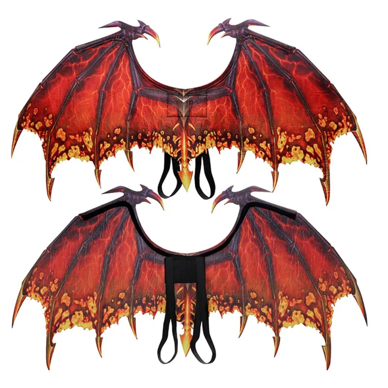 

Halloween Dragon Wing Decoration Halloween Costume Dance Props Adult Non-woven Dragon Wings Kids Dragon Cosplay Masquerade