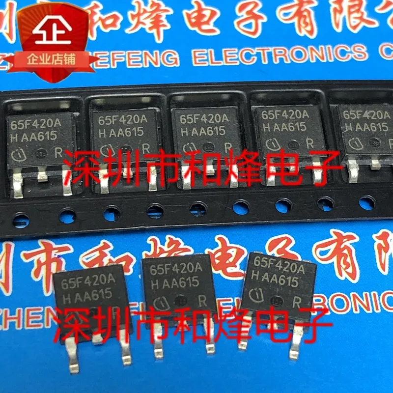 10PCS 65F420A IPD65R420CFDA TO-252 650V 80A  in stock 100% new and original