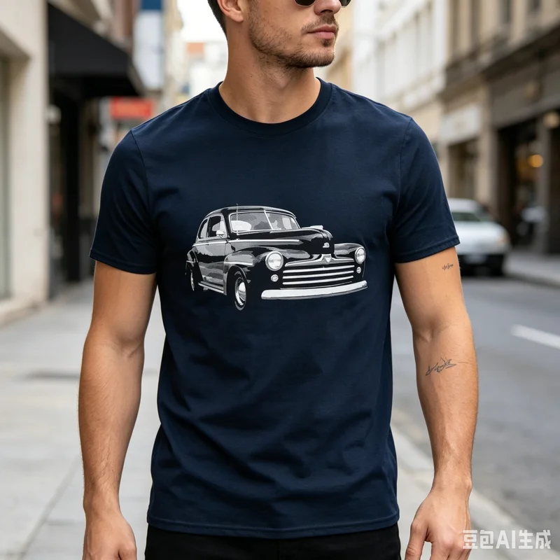 Women'S Fashion Of The 1940S - Geweldige retro Ford Coupe grafische T-shirt