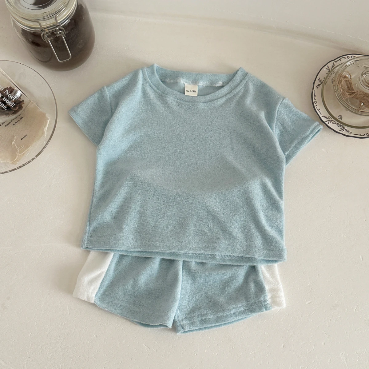 0-3Y Toddler Infant Kid Baby Boy Clothes Sets Solid Color Short Sleeve T-shirt Tops Shorts Newborn Summer Casual Clothing