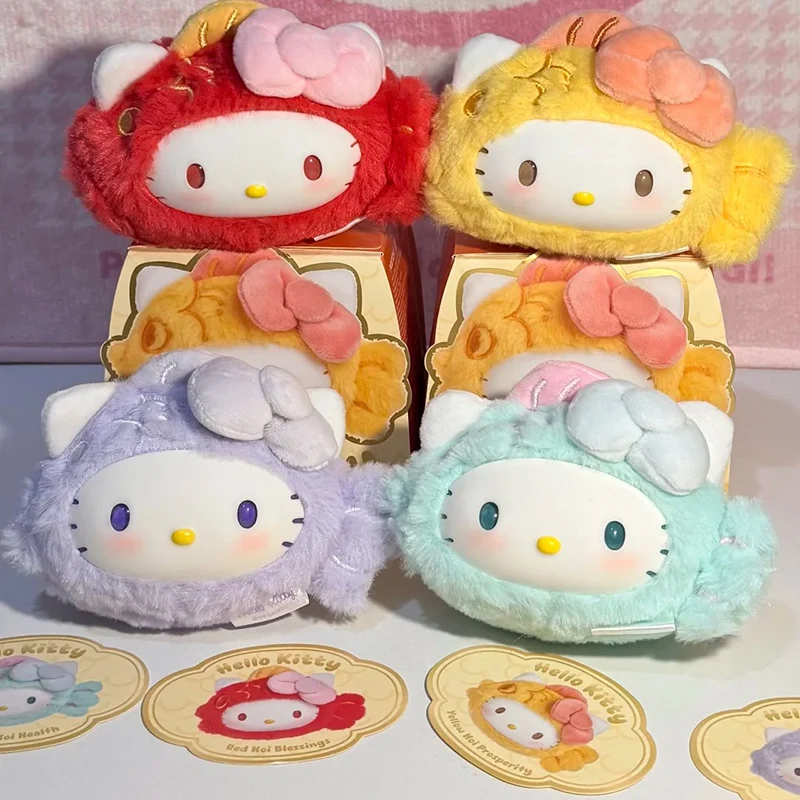 

Genuine In Stock Lucky Koi Scries New Sanrio Cartoon Kt Blind Box Toys Viny Face Pendant Trendy Surprise Doll Gift Mystery Box