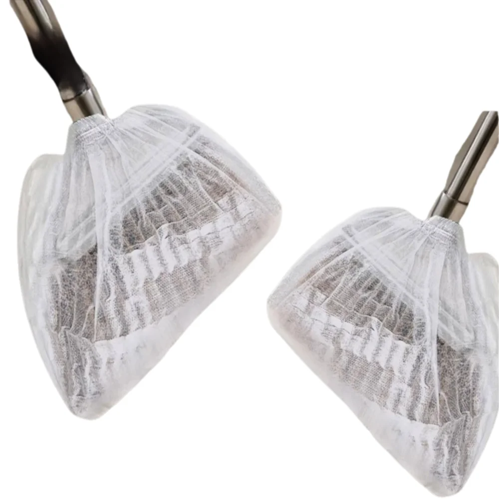

100 шт. одноразовых чехлов для метел, портативные электростатические пылезащитные чехлы, быстрая уборка, пылеадсорбирующие салфетки для швабр, для чистки щелей