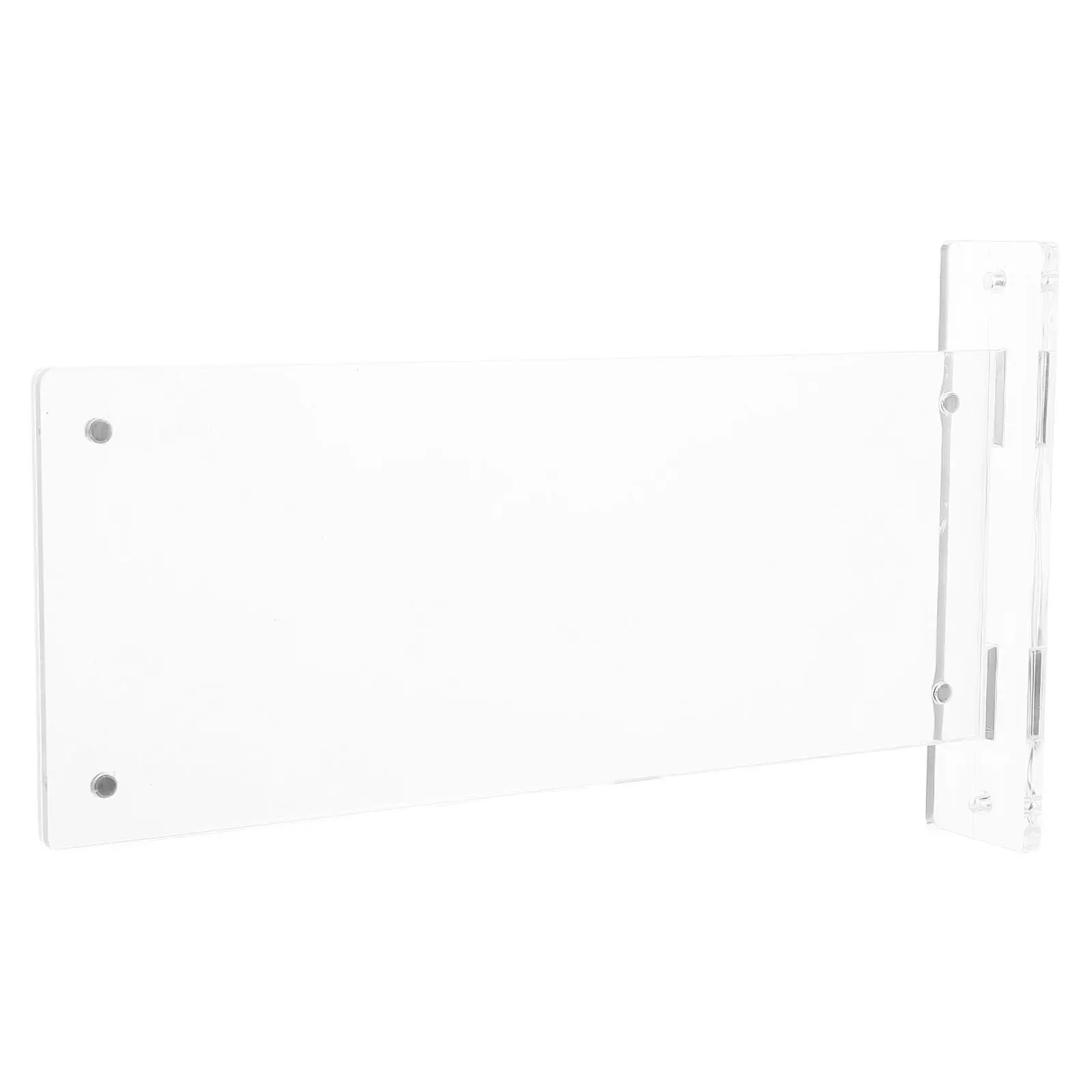 Sleek Double Sided Acrylic Office Sign Replaceable Department Cards Minimalist Design for Office Door Wall Library Bathroom