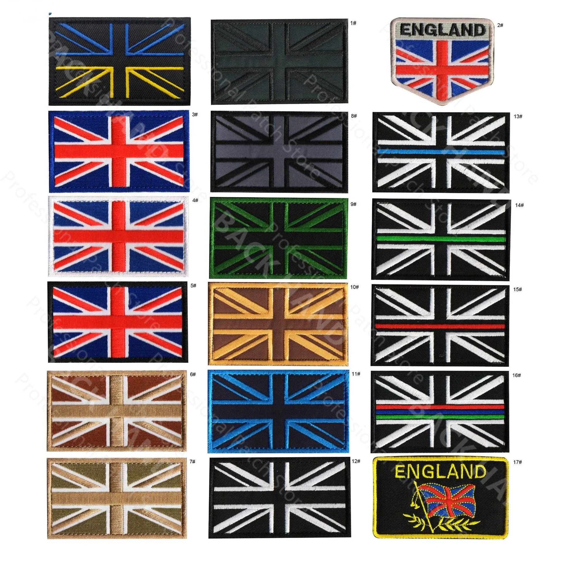 SAS United Kingdom Flag Reflective Embroidery Patch British Army Military Patches Tactical Emblem Appliqued UK Chevron PVC Badge