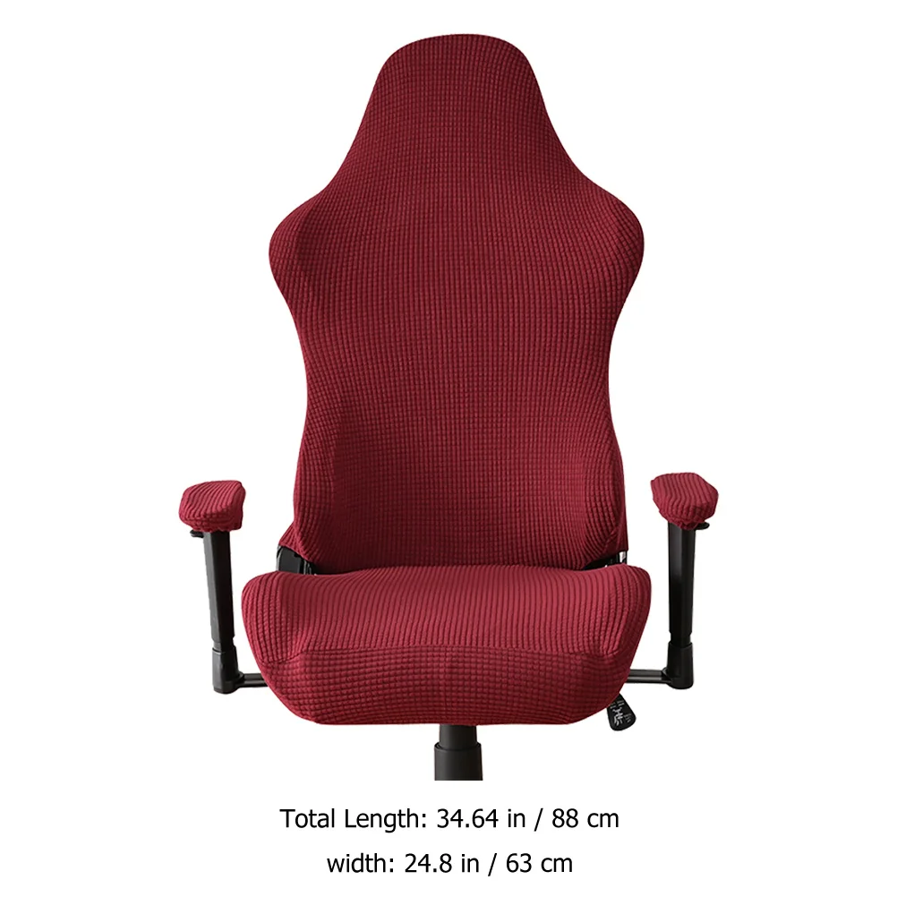 

1Set Soft Elastic Chair Cover Protector Washable Gaming Chair Slipcover for Comfortable Seating Stretchable Protector