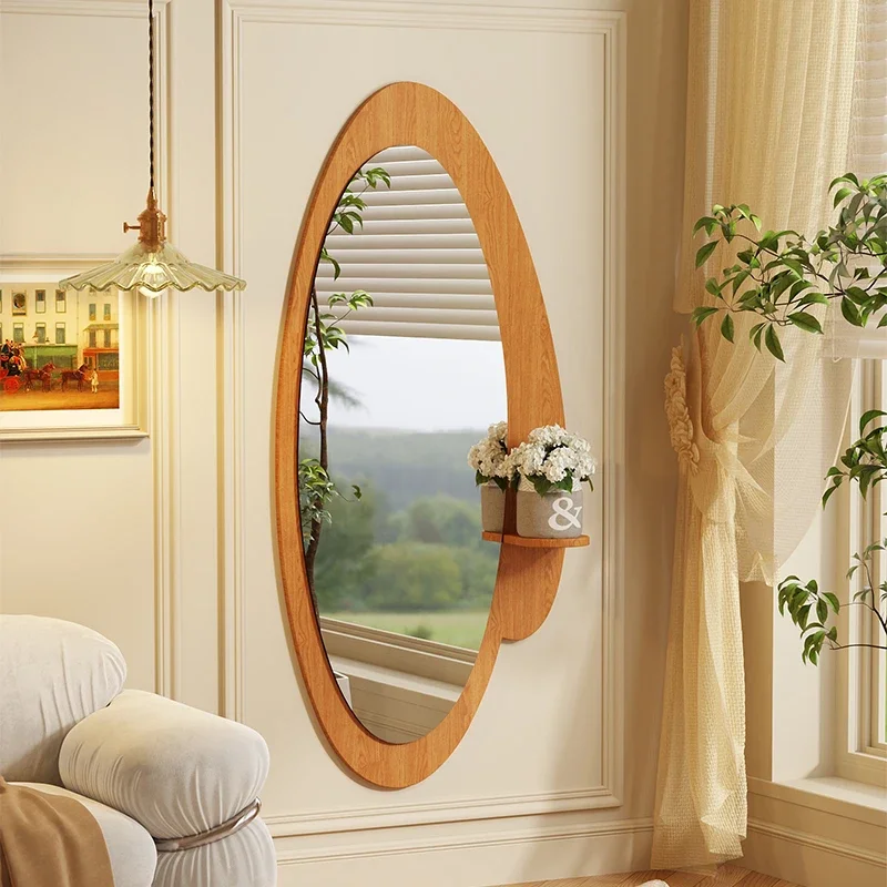 

Французское зеркало в полный рост, бытовое простое зеркало в стиле ретро высокой четкости