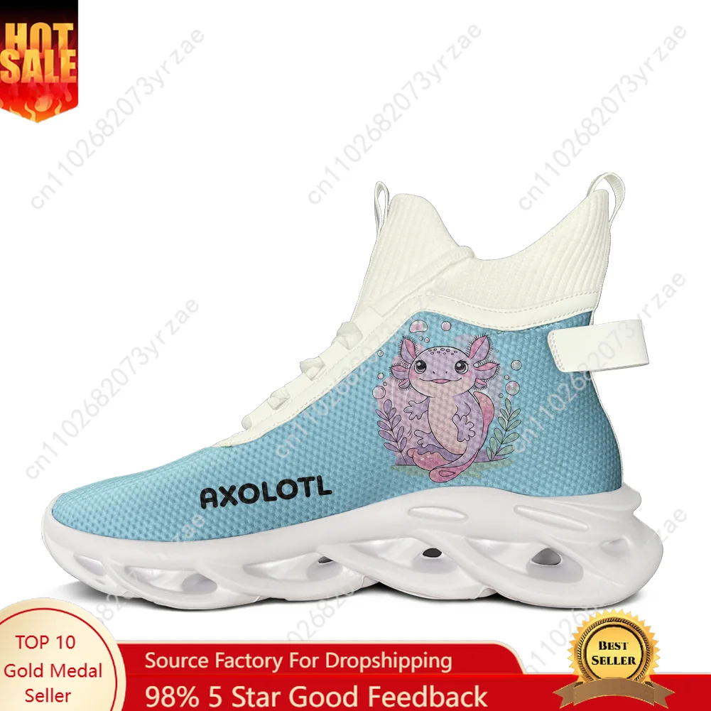 

Axolotl High Top Flats Sneakers Mens Womens Teenager Sneaker High Quality Personalized Fashion Casual Shoe Custom Made Shoes
