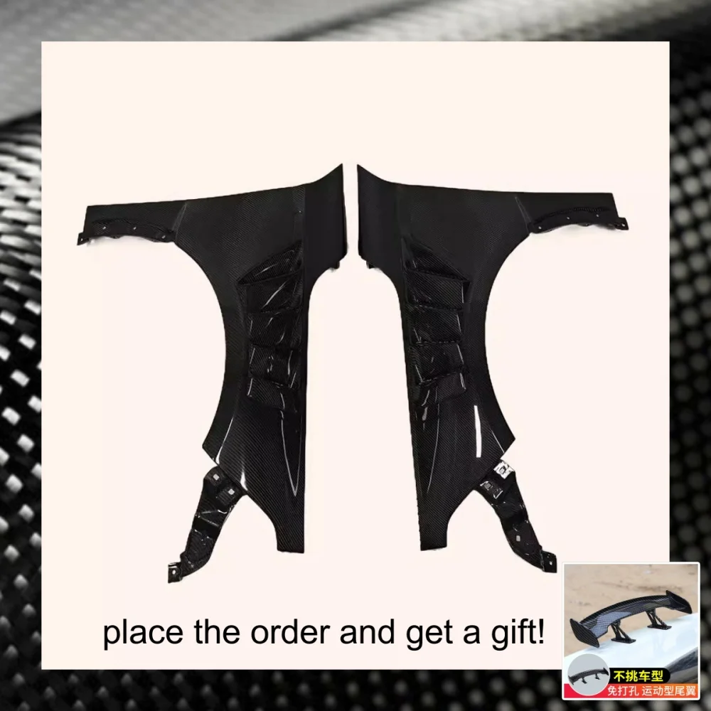 

Carbon Fiber Front Fender For Honda civic Type R FL5 Modified Vented Fenders Surround Car Accessories
