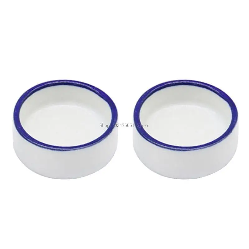 طبق دودة الزواحف، أطباق مياه عنكبوتية، وعاء طعام مستدير من السيراميك، أطباق للحيوانات الأليفة #5