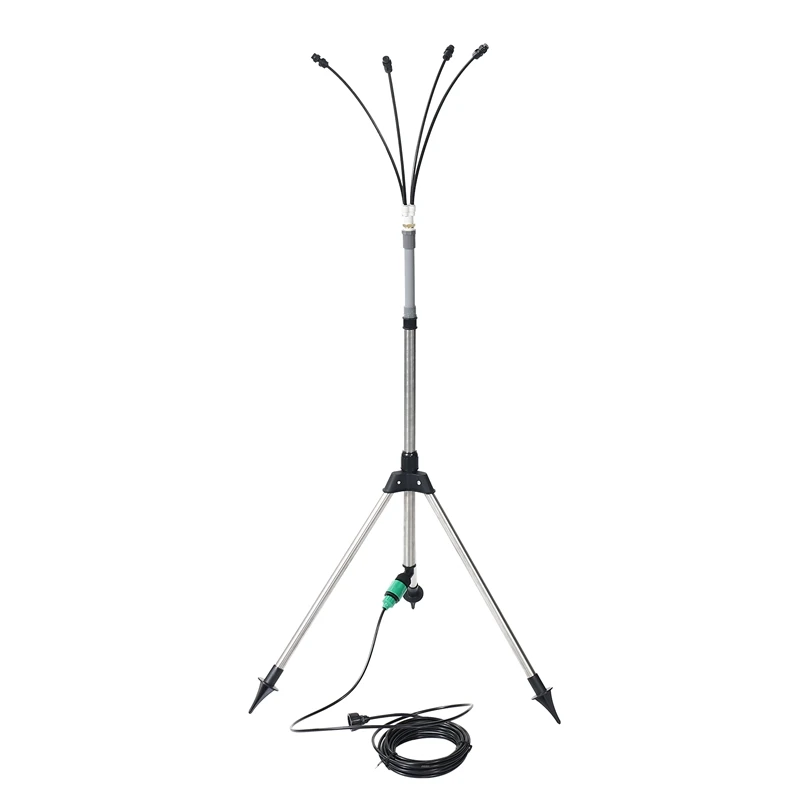 

Standing Misters For Outside Patio, Adjustable Height 4.1 FT Stand Misting System For Cooling Outdoor, Portable Stand