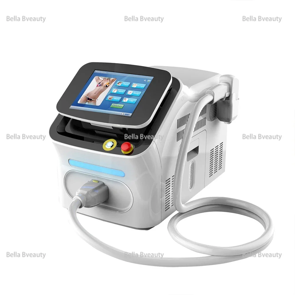 2024newest 3 wavelength portable diode lasar hair removal machine 755+808+1064nm permanent hair removal Painless hair removal