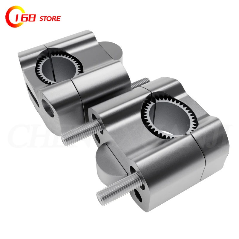 CNC Billet Handlebar Clamp Fat Bar Risers Mount Clamp Adaptor 22 28mm for Pit Dirt Bike Racing Motorcycle Enduro Supermoto MXATV