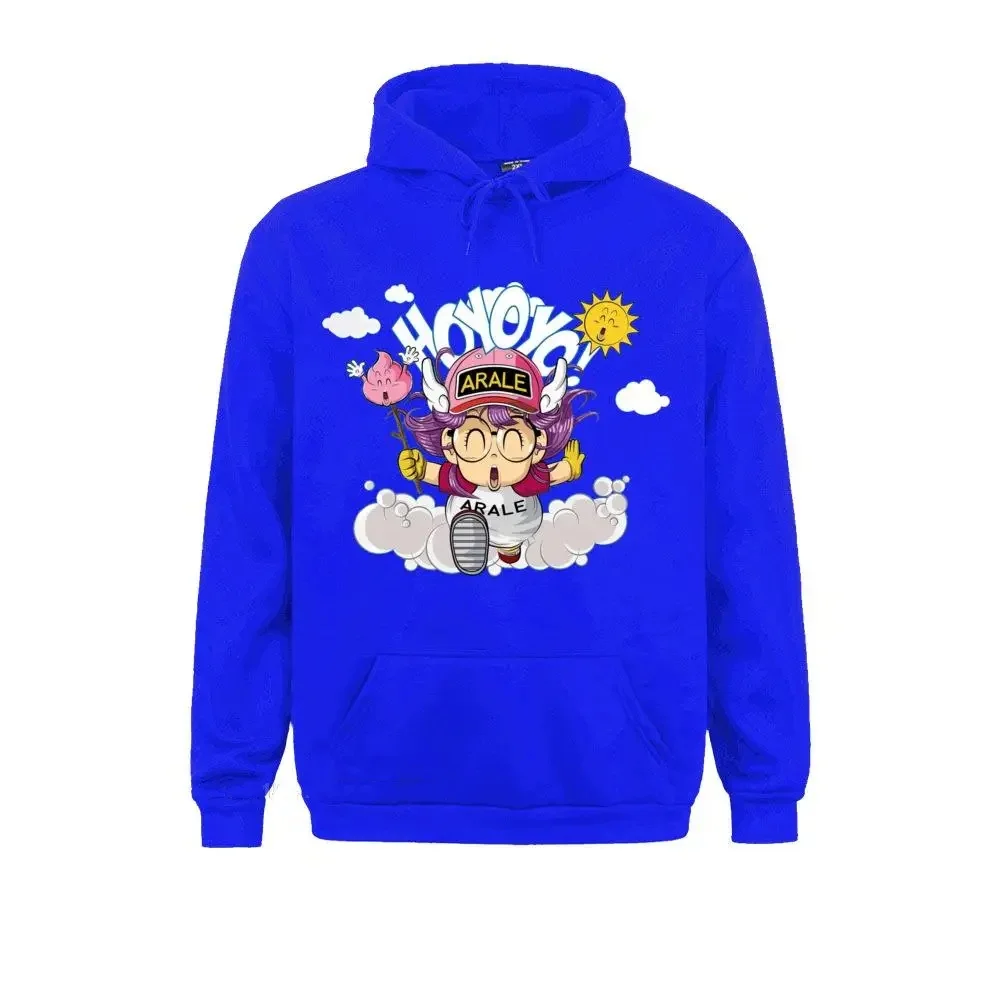 Arale Men For Men Dr Slump Toriyama Anime Manga 90s Cute Robot 80s Vintage Pure Cotton Tees Pullover Hoodie Happy New Year