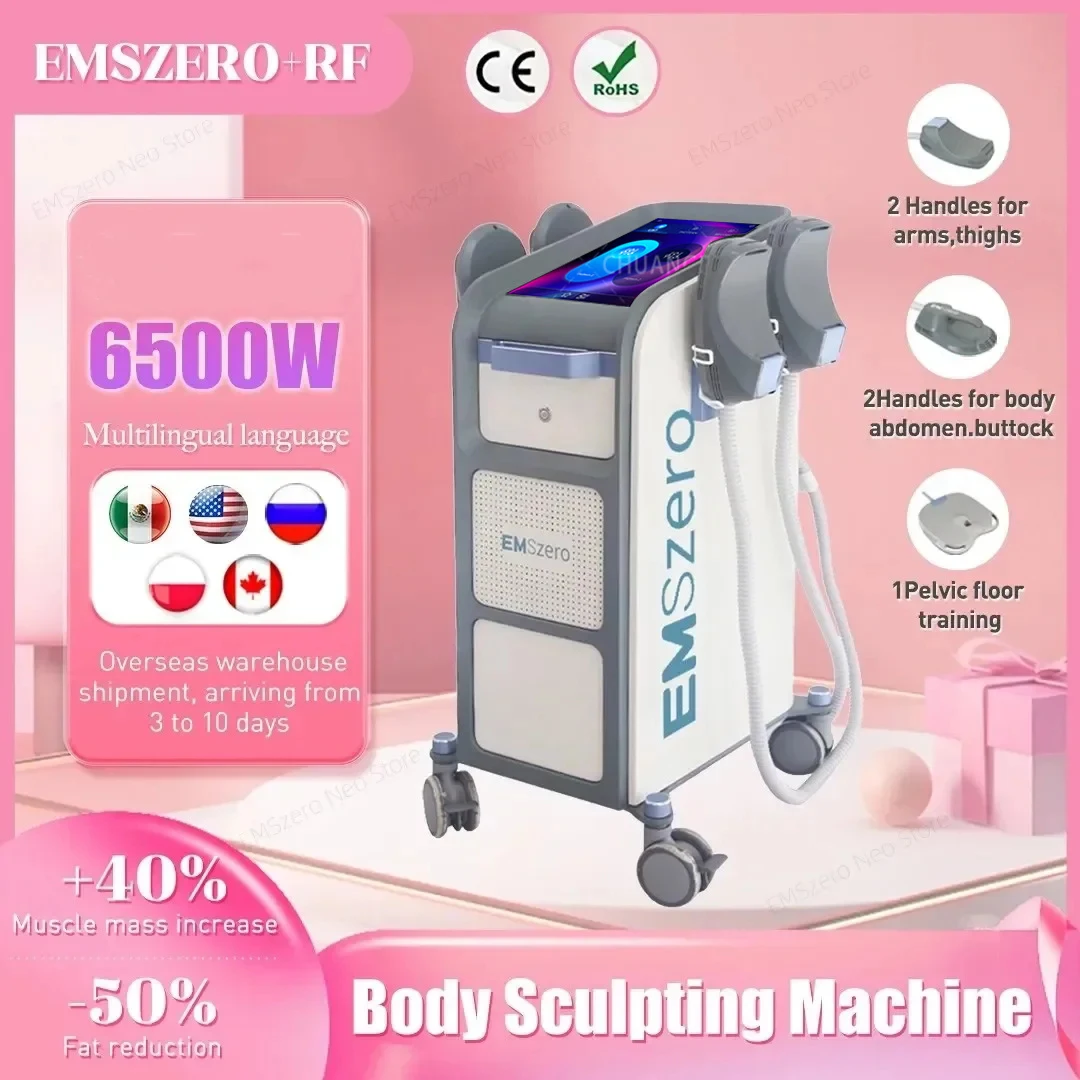 

EMS DLS-EMSZERO Neo 6500W Hi-emt Sculpt Machine NOVA Muscle Stimulator Body Shaping Massage Equipment for Salon EMSzero