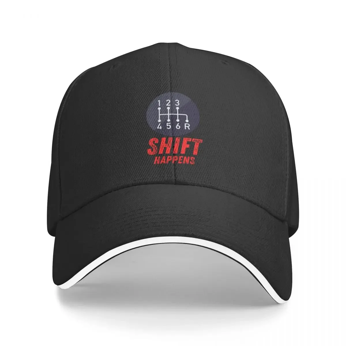 Shift Happens Manual Transmission Racing Shift Race Street Car Gears Racing Cars Baseball Cap black Mountaineering Male Women's