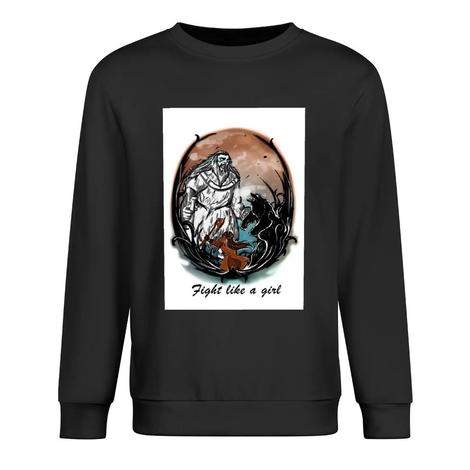 

Lady Mormont GOT Fan art illustration Pullover tracksuits male clothes mens designer clothes aesthetic sweatshirts