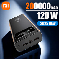 Xiaomi 200000mAH 120W Power Bank Super Fast Charging Battery High Capacity Digital Display Power Bank For iphone Samsung Xiaomi