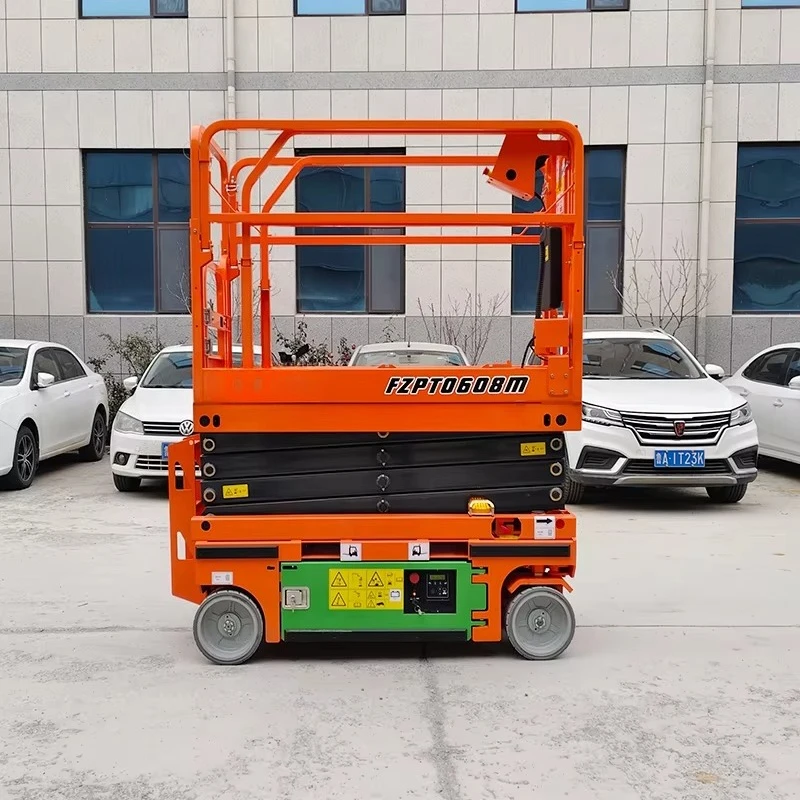 Warehouse 4-14m Portable Mobile Scissor Lift Vertical Lifting Platform Electric Scissors Lifts scissor lift on tracks customized