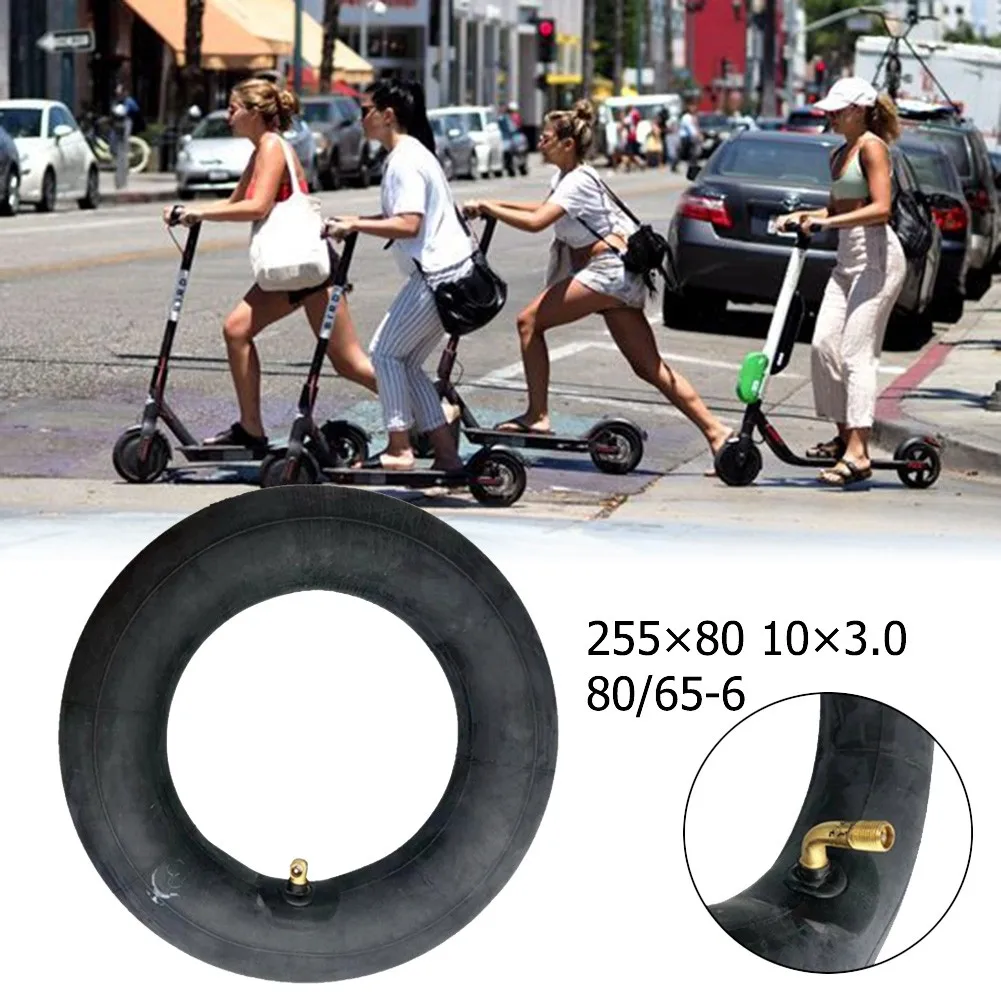 Perfect Fit Thickened Tire Inner Tube, 10 Inch 255x80/10x3 0(80/65 6), Suitable for ZERO Electric Scooter, Reliable Quality