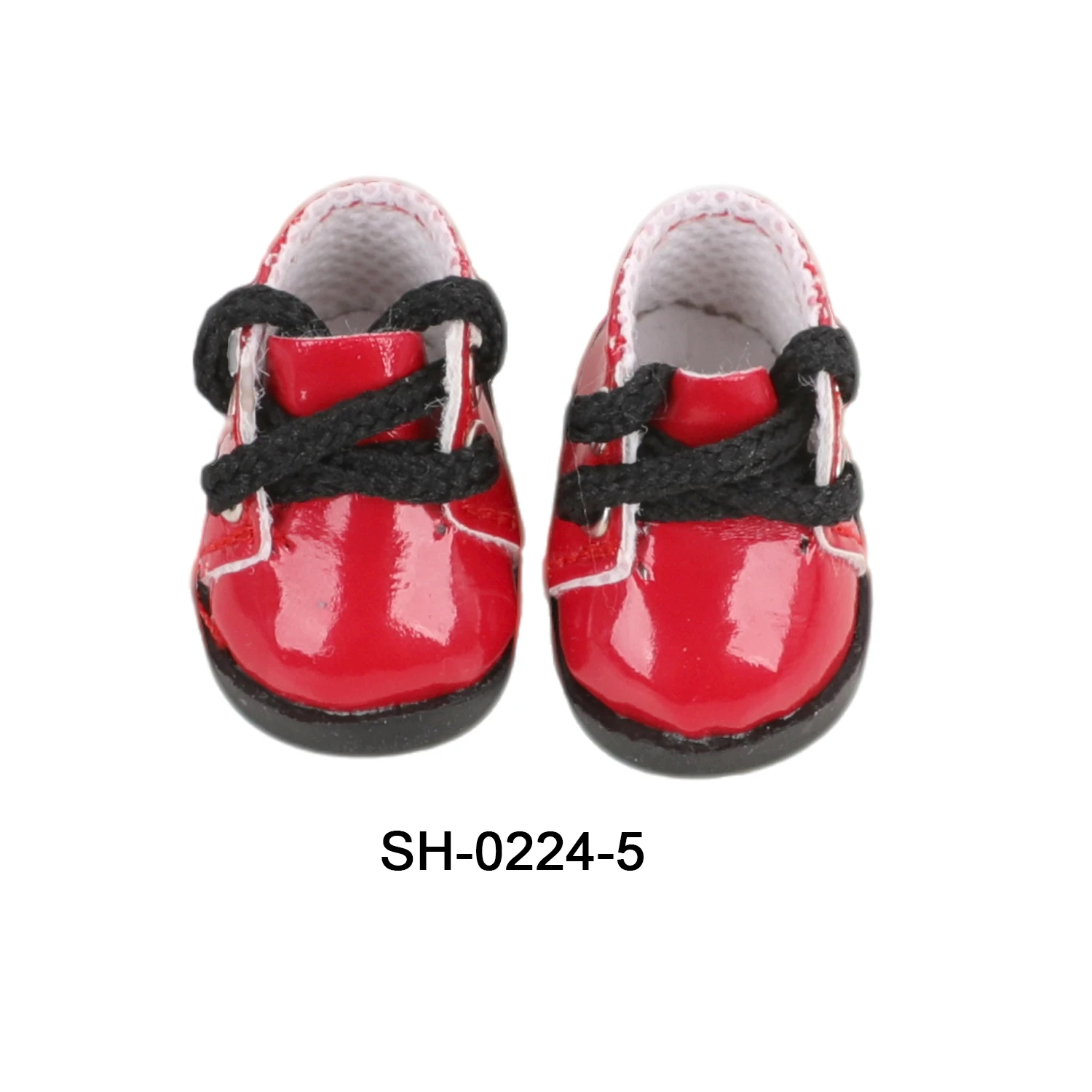 For 17 cm Labuabu Girl Doll Shoes 3.8cm Pu Leather Cute Lace-up Shoes For V1 V2 V3 Labuabu Dolls Cotton Toy Accessories Gift